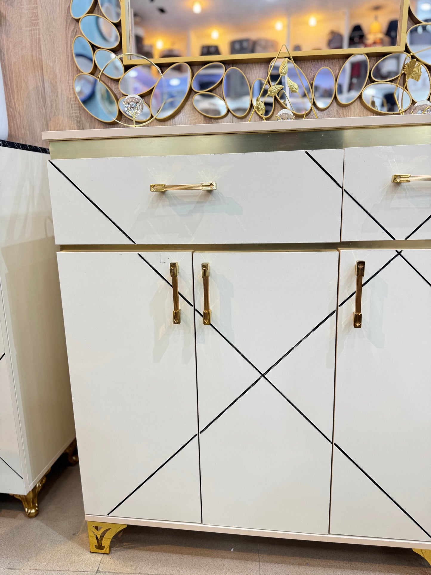 Meuble a chaussures + miroir