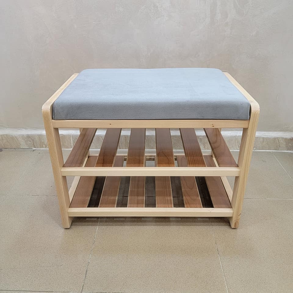 Banquette 60*45*40cm Gris