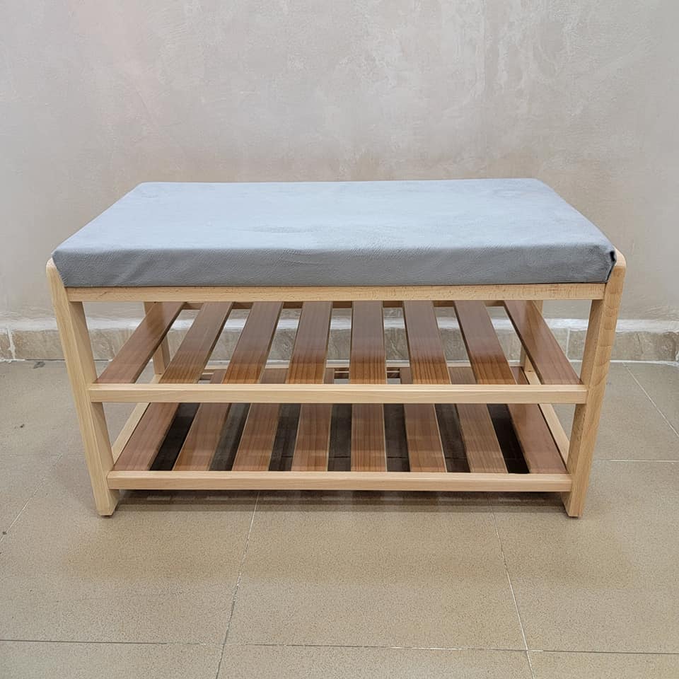 Banquette 80*45*40cm Gris