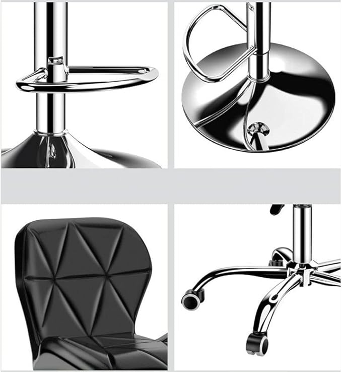 Chaise bureau papillon blanc neige