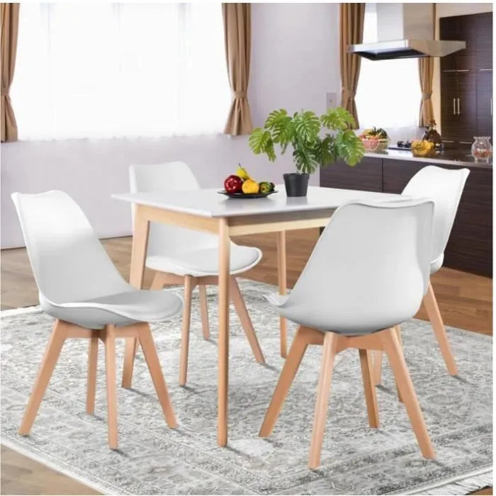 Table carrée 80*80 cm 4 chaises