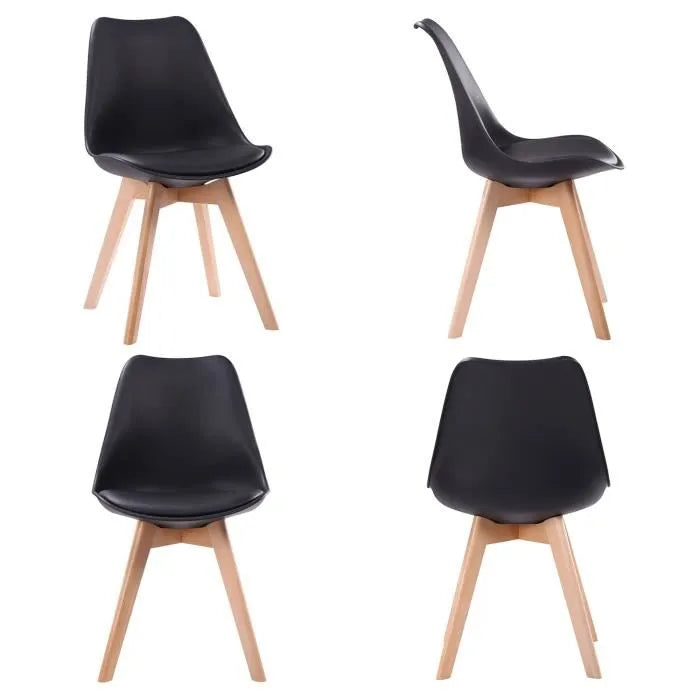 Table ronde 100cm 4 chaises