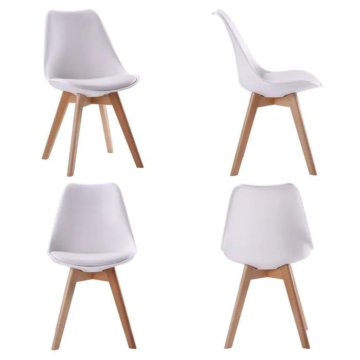 Table ronde 100cm 4 chaises