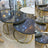 Table basse en MARBRE BLACK