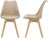 Chaise tulipe beige