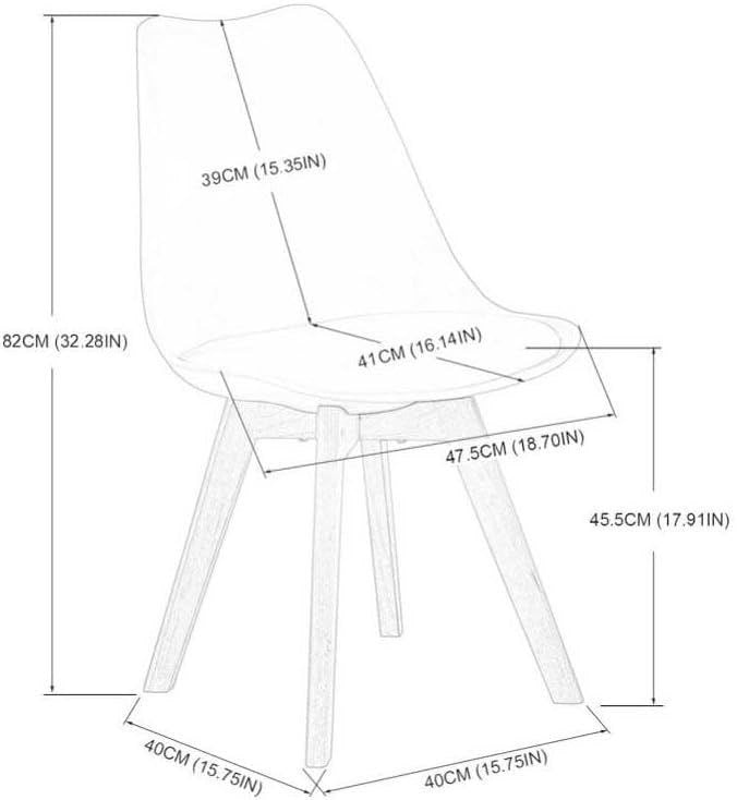 Chaise tulipe blanc
