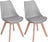 Chaise tulipe gris