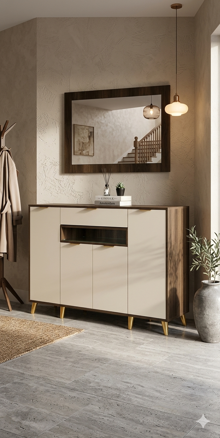 Bahut avec miroir