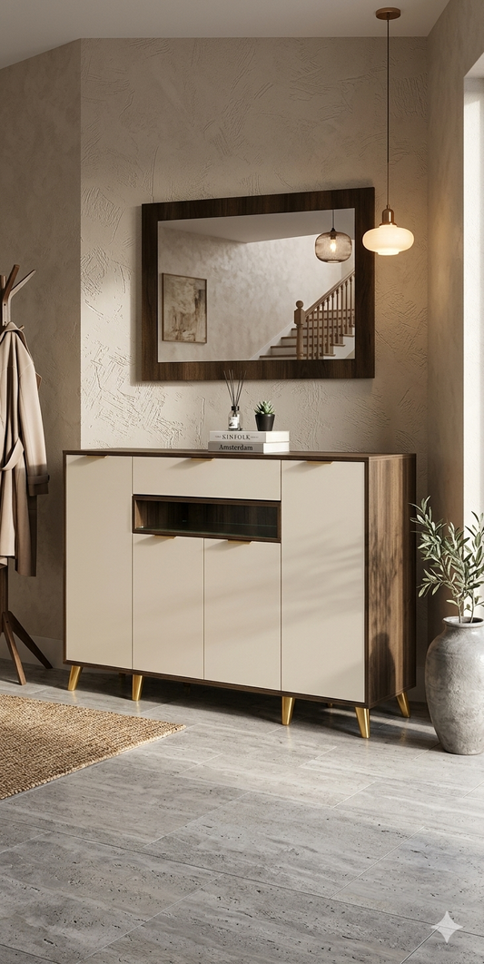 Bahut avec miroir
