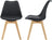 Chaise tulipe noir