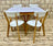 Table 120*80 cm avec 4 chaises en hêtre
