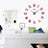 Horloge romaine rose