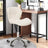 Chaise bureau papillon blanc neige